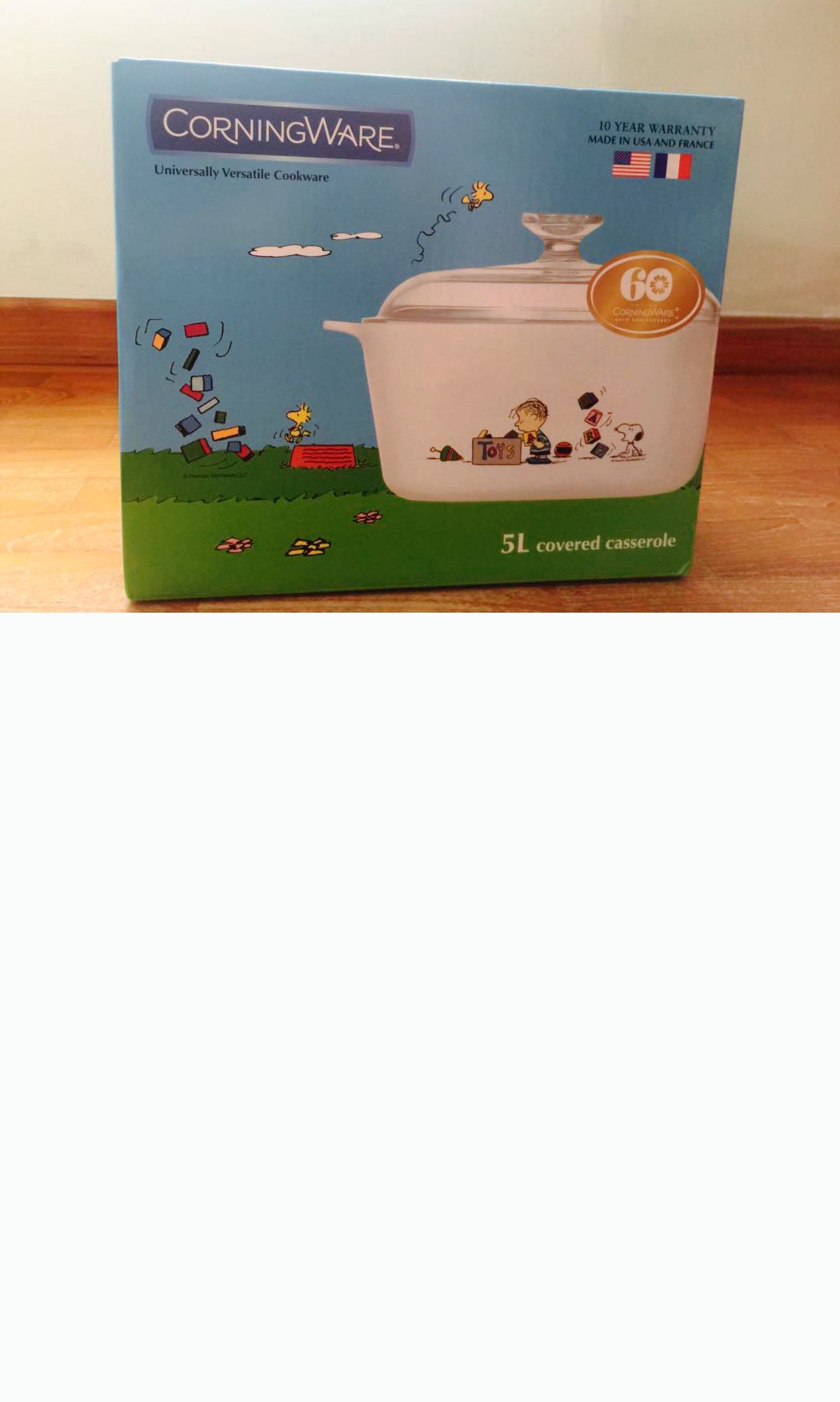 Corningware 5L Pot peanut snoopy edition, Furniture & Home Living ...