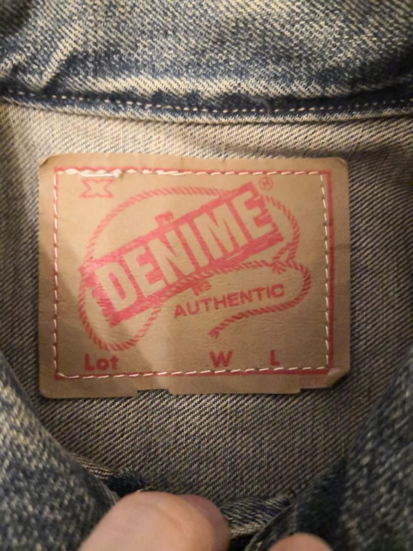 Denime retro denim jacket japan levis 506 vintage mccoy bigE, 男裝