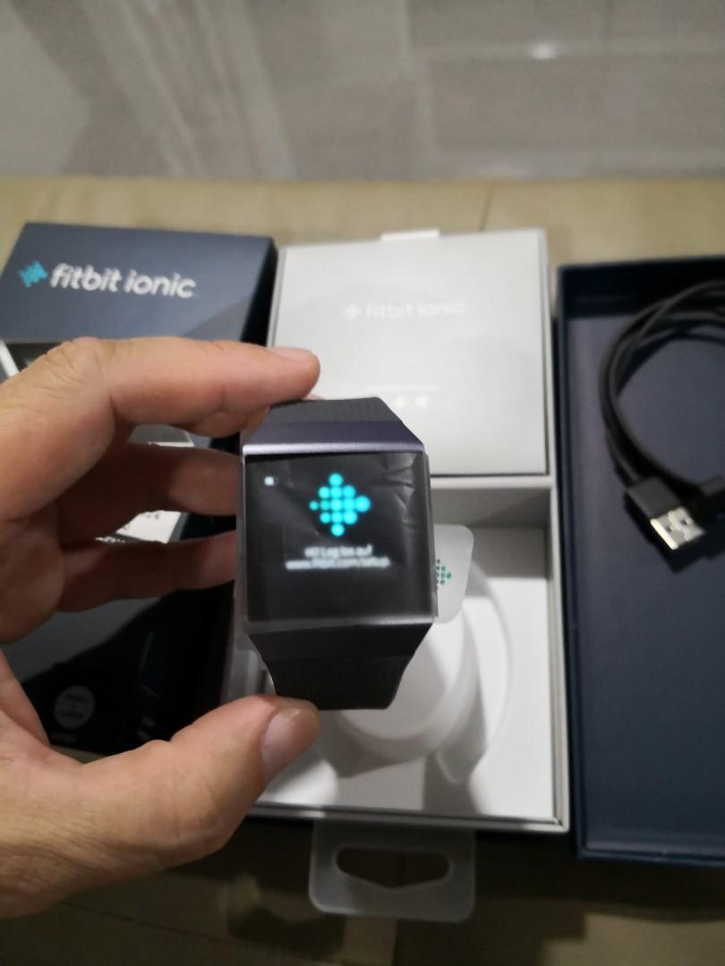 Fitbit ionic smoke grey new arrivals