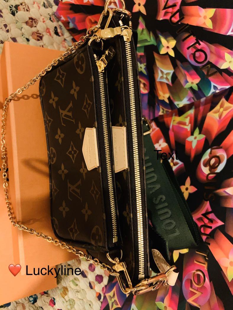 LOUIS VUITTON Multi Pochette Accessoires Khaki - Timeless Luxuries