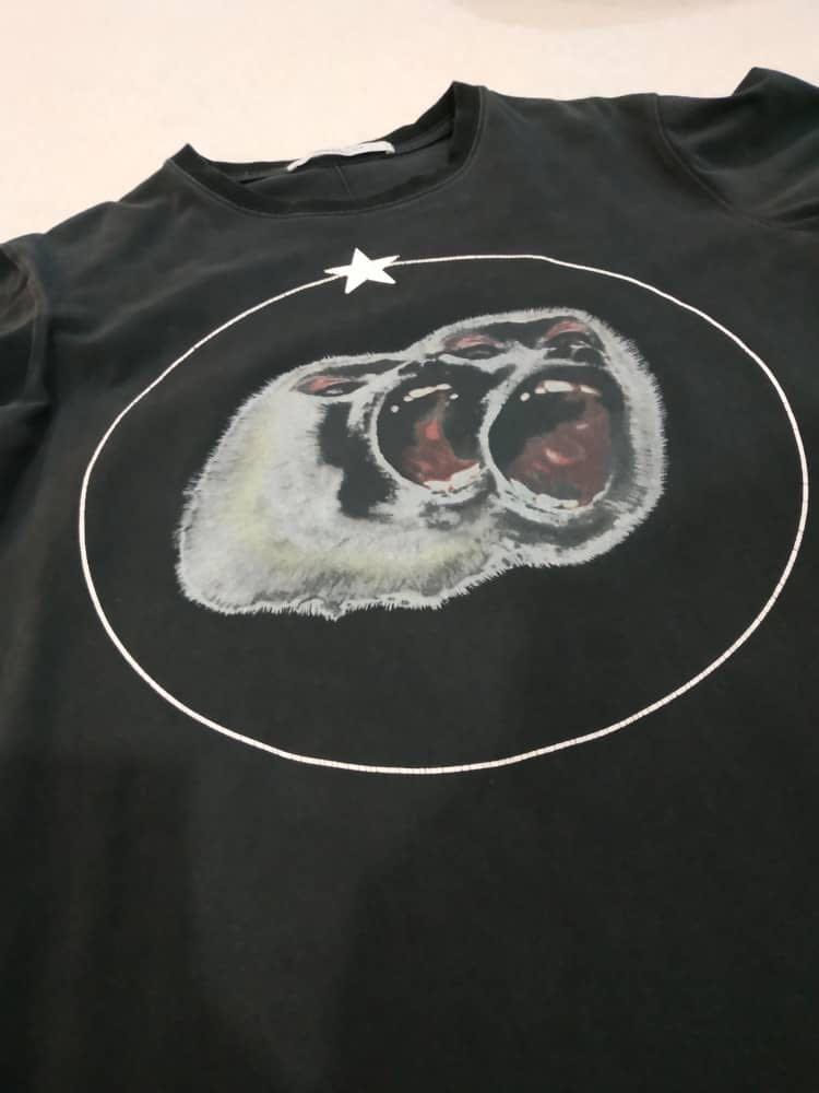 Givenchy Monkey Print T Shirt Men s Fashion Tops Sets Tshirts