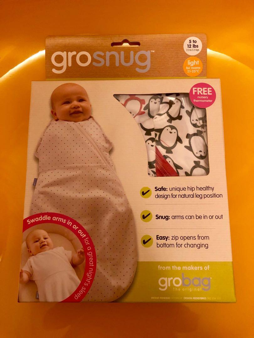 2 in 1 swaddle and newborn grobag