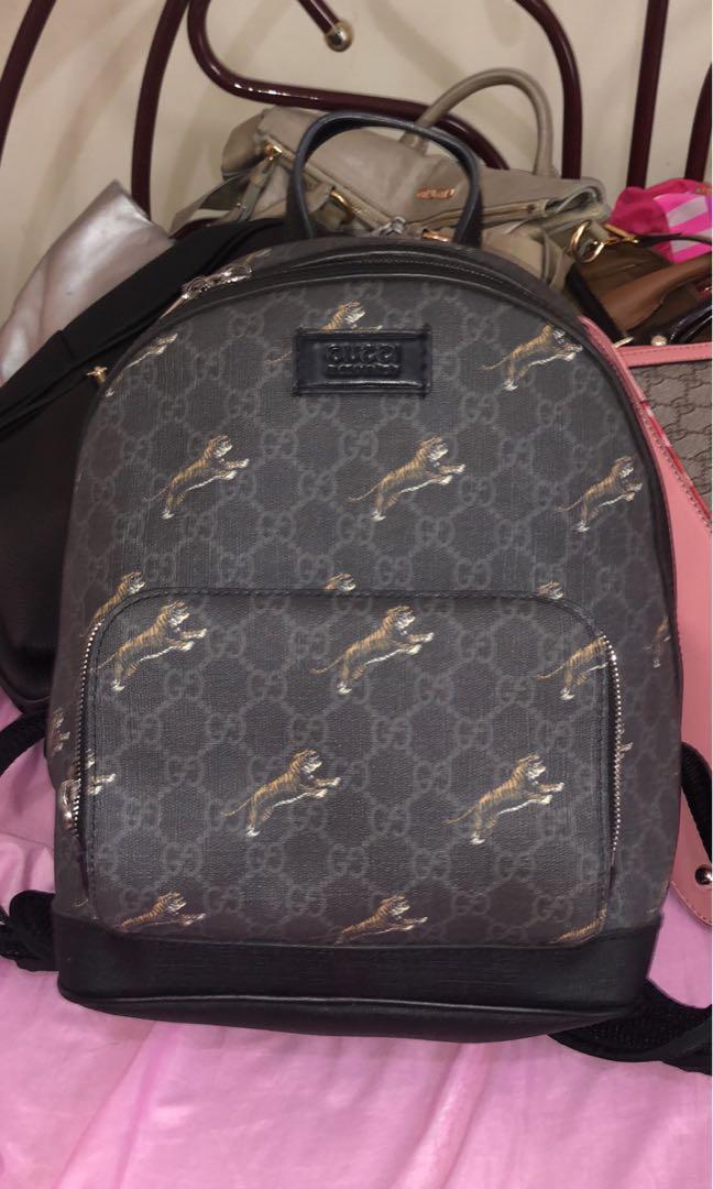 gucci backpack with tiger