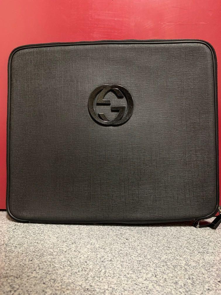 Gucci laptop bag case, Luxury, Bags & Wallets on Carousell