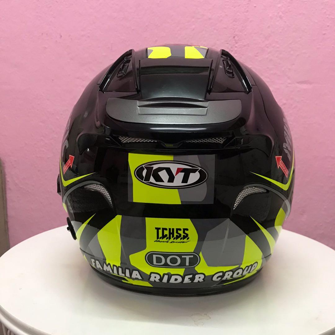 Helmet KYT (Dual Visor), Auto Accessories on Carousell