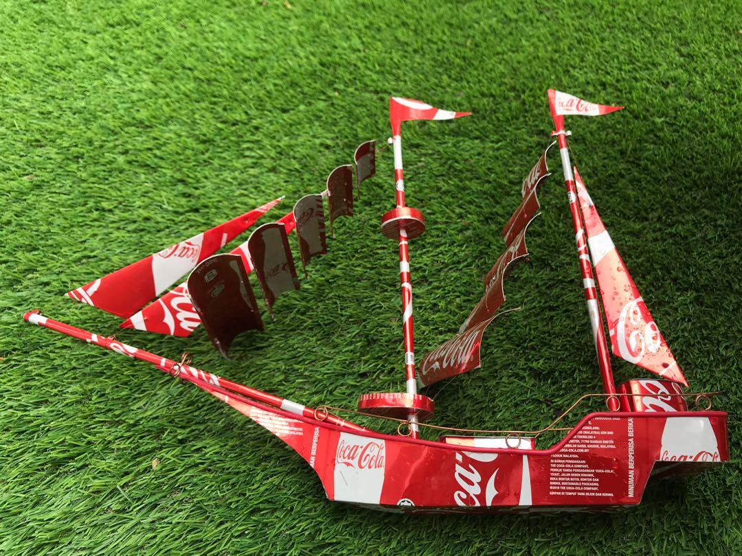KAPAL TIN DIY COCA COLA SHIP, Hobbies & Toys, Collectibles ...