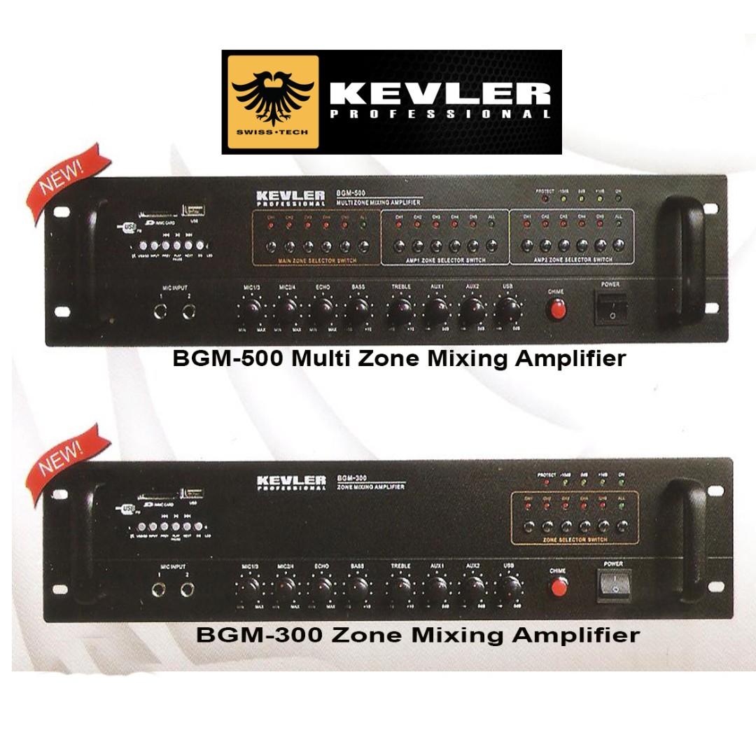 Kevler Bgm 500ub Bgm 300ub Bgm 550 Pa Amplifirr Audio Soundbars Speakers Amplifiers On Carousell