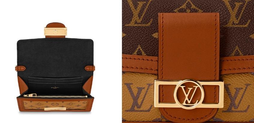 Dauphine belt bag leather handbag Louis Vuitton Brown in Leather - 22768372