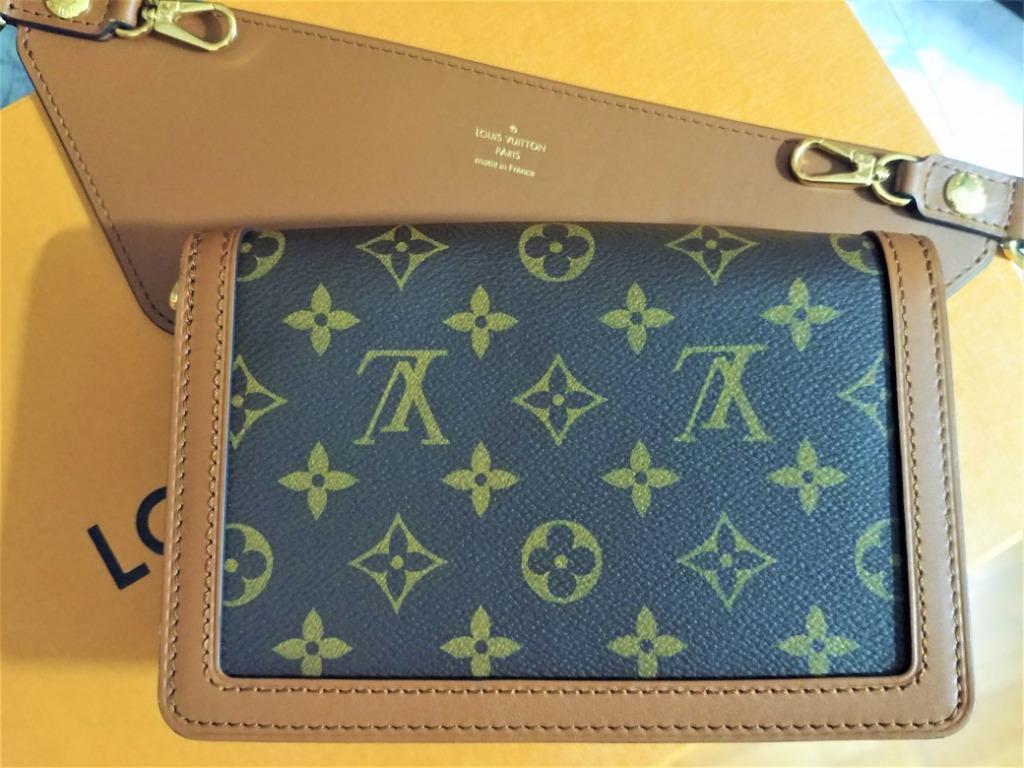 Dauphine belt bag leather handbag Louis Vuitton Brown in Leather - 22768372