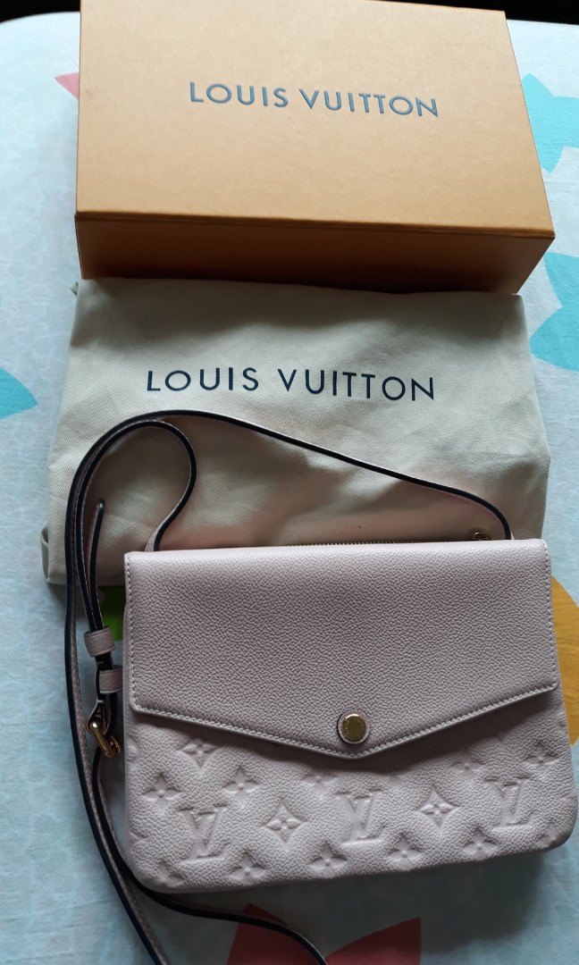 Louis Vuitton Twinset in Rose Ballerine Empreinte Leather