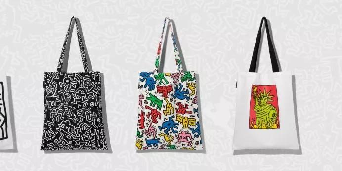keith haring pouch