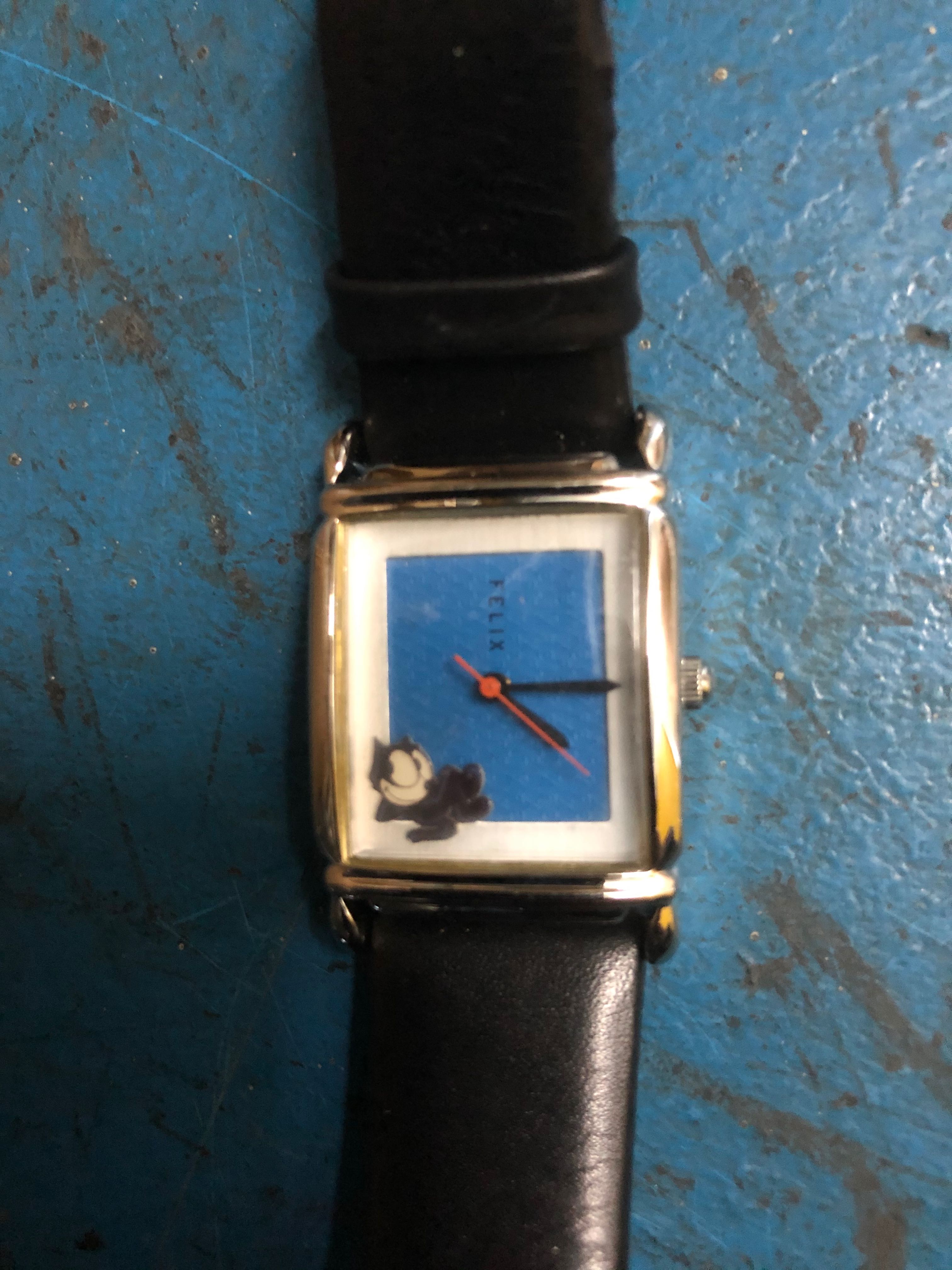 New And Unworn Rare Felix The Cat X Fossil Limited Edition Watch