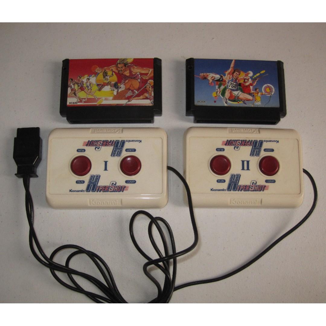 Original Family computer controller for Konami Hyper Olympic game ...