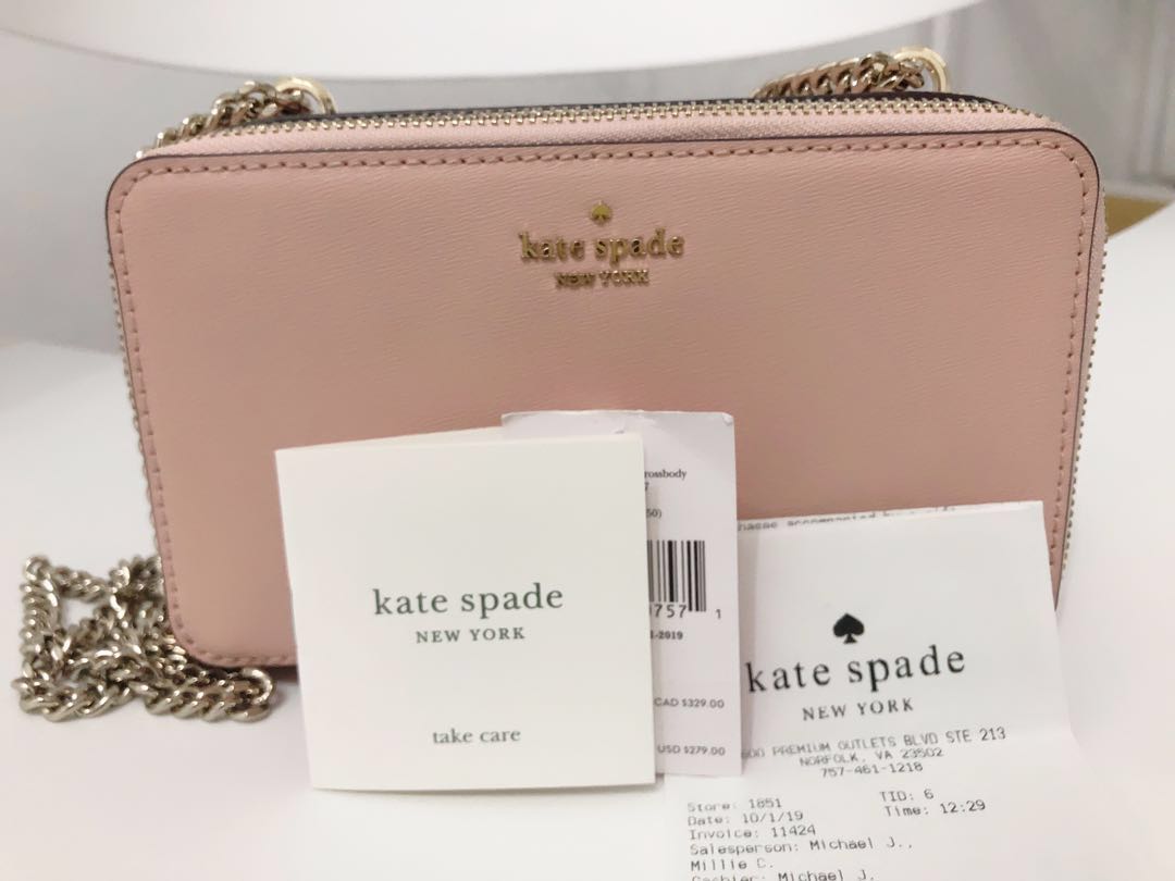 kate spade connie double zip crossbody