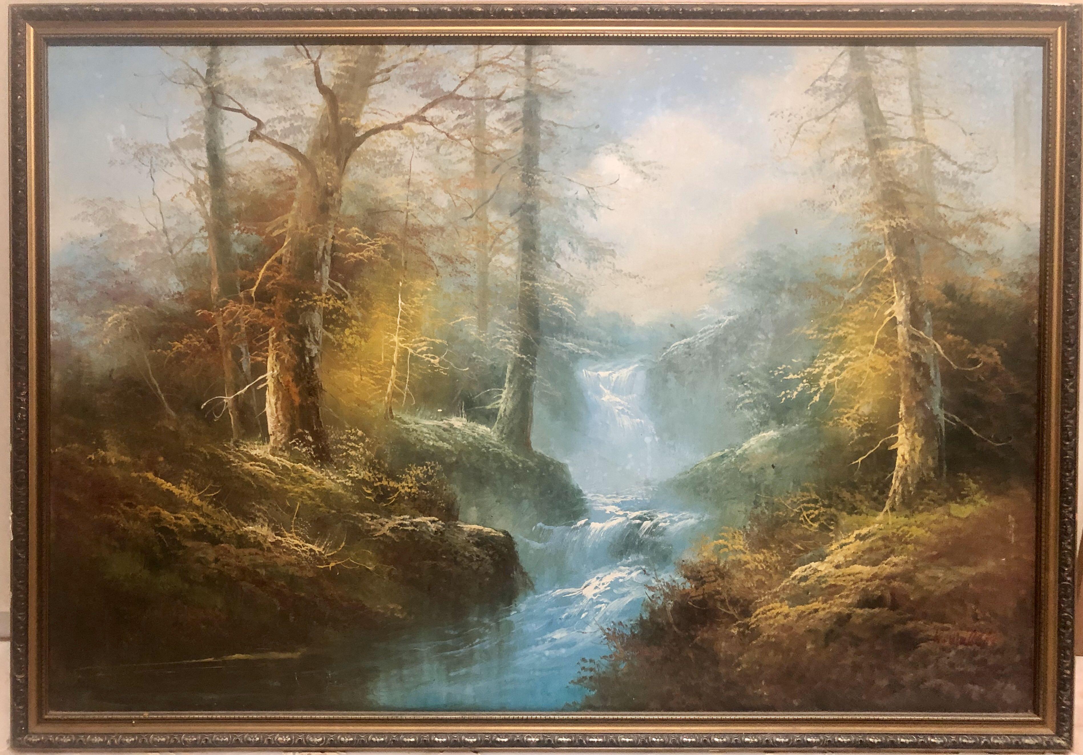 Original Oil Painting by Kent R Wallis (Signed), Hobbies & Toys ...