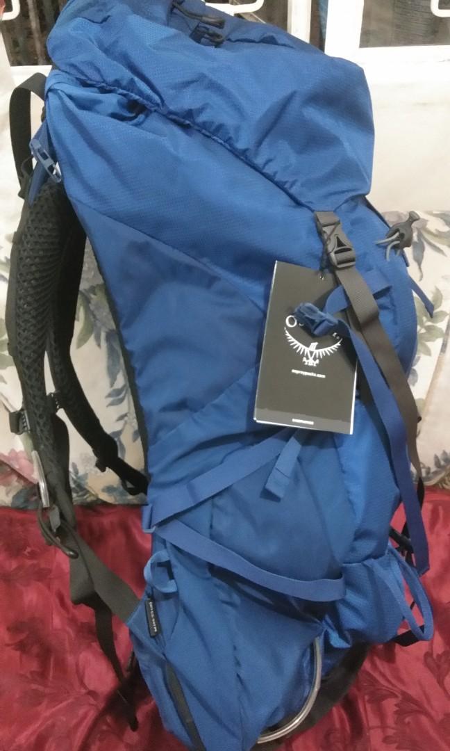 Osprey Aether AG 85L Blue MD Bag BRANDNEW, Men's Fashion, Bags