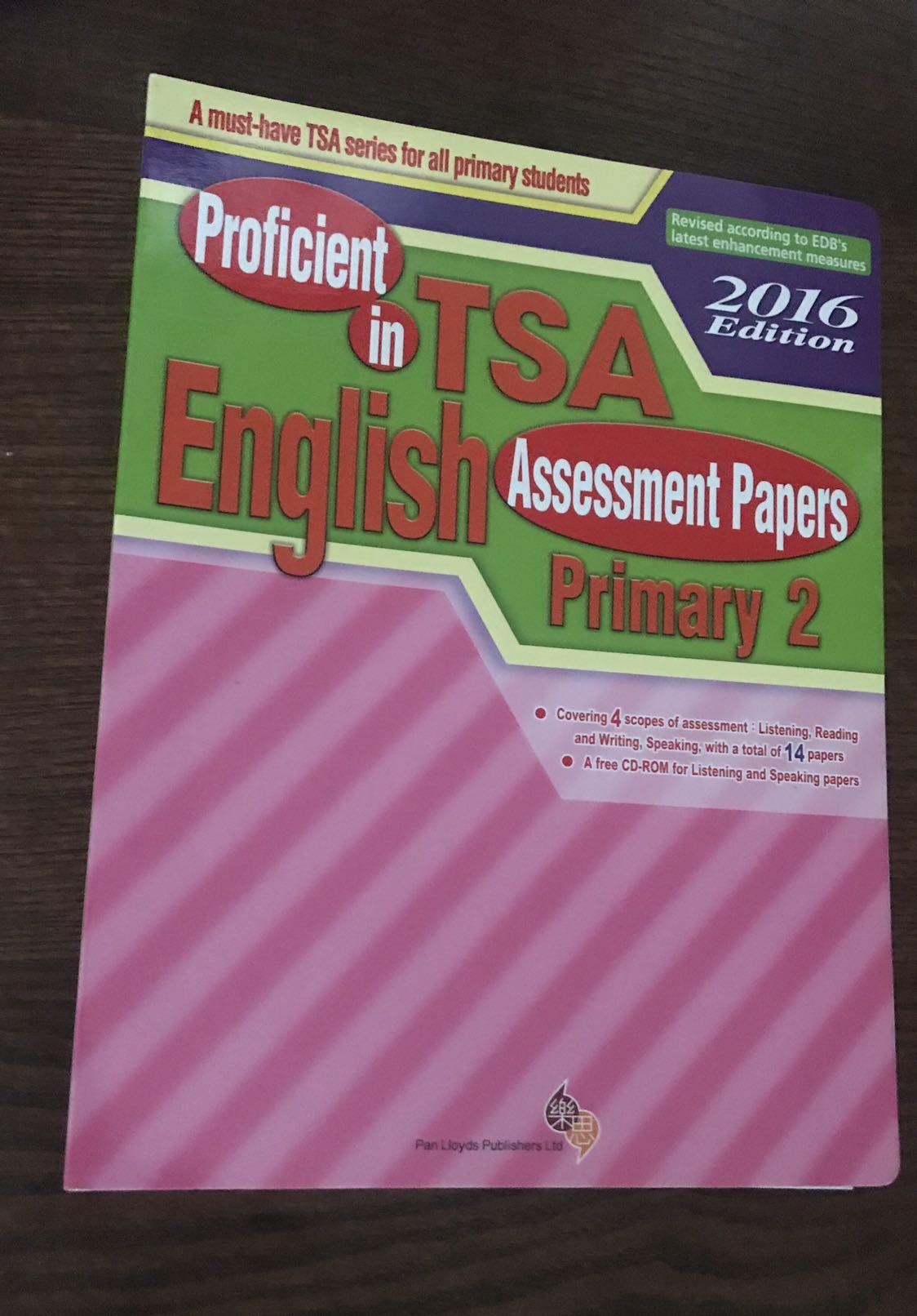 Tsa Paper Proficient in TSA English Assessment Papers Primary 2, 興趣及遊戲, 書本 & 文具 ...