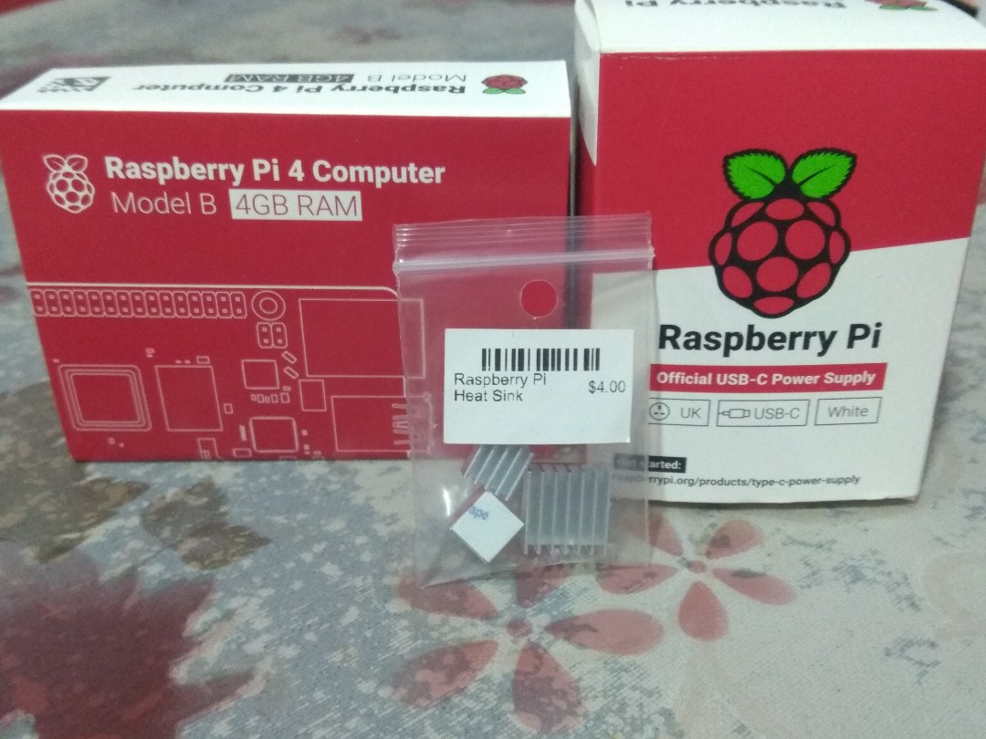 Raspberry Pi 4, 4GB RAM Set, Computers & Tech, Parts & Accessories