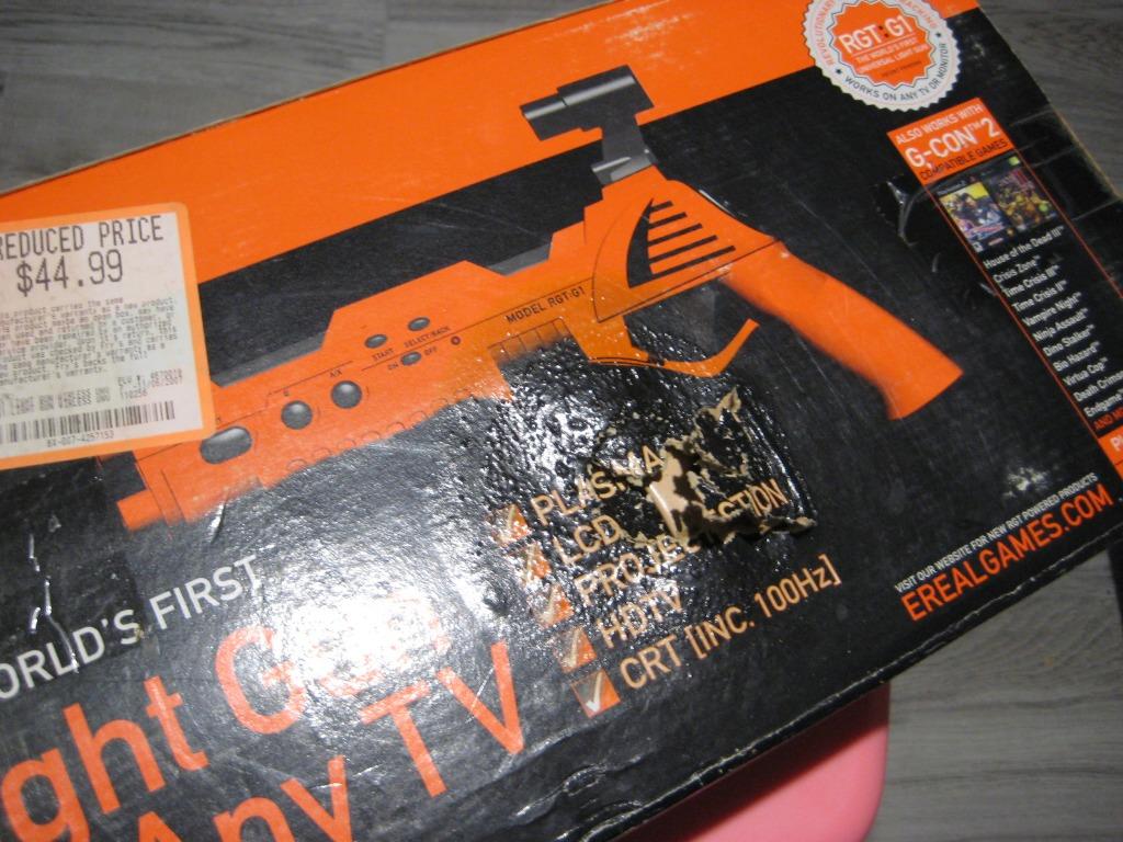 RGT G1 Light Gun retro game peripheral PS2 XBox, Video Gaming, Video