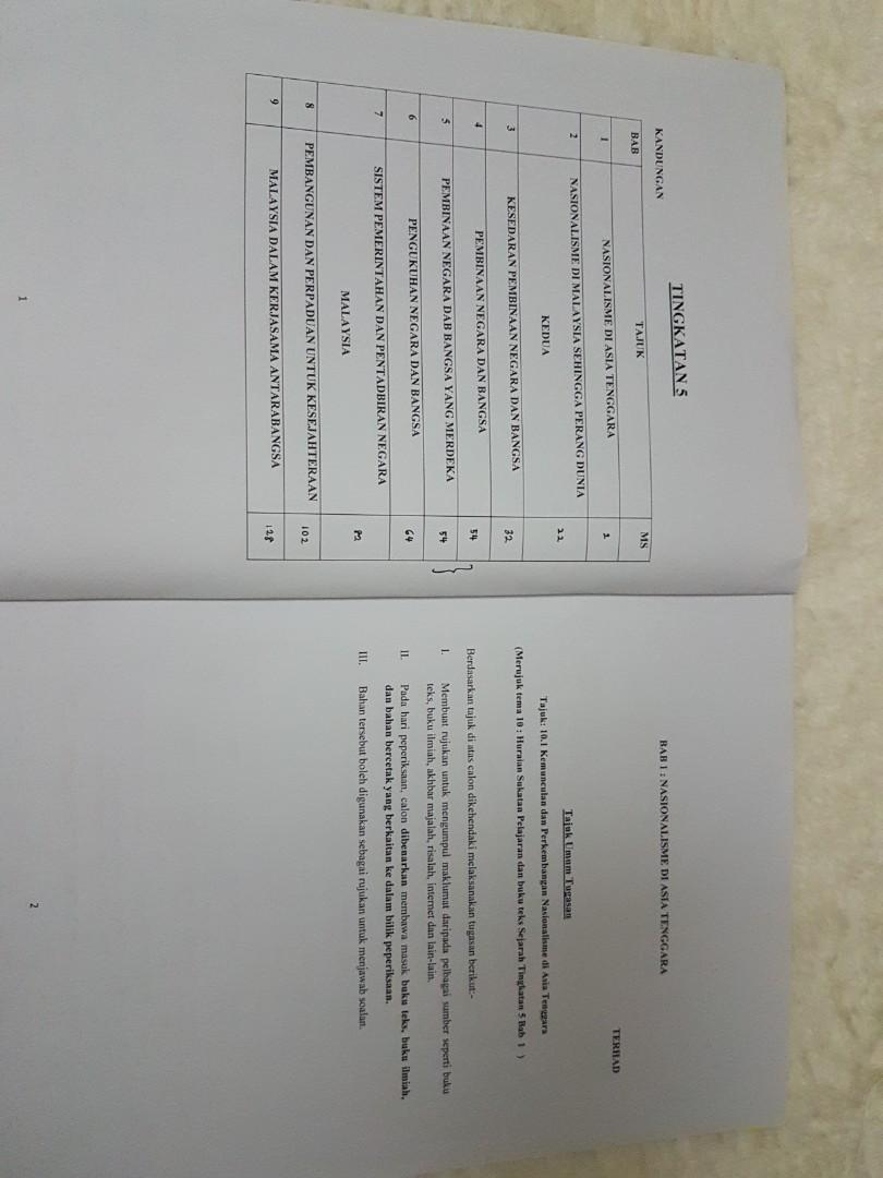 Sejarah Spm K1 Dan K3 Books Stationery Books On Carousell