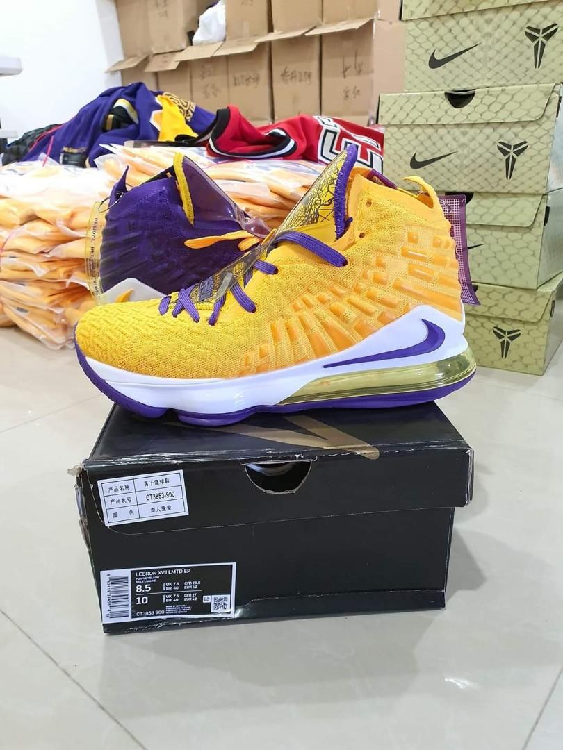 Sepatu Basket Nike Lebron 17 LAKERS 