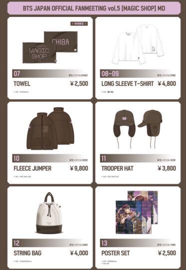 Sg Go Po Bts Japan Official Fanmeeting Vol 5 Magic Shop Md Entertainment K Wave On Carousell
