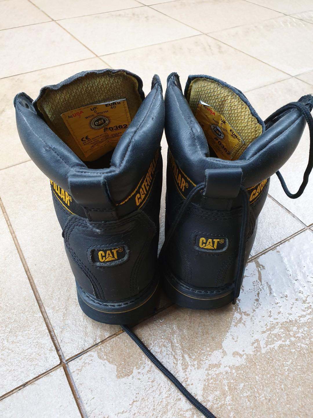 Caterpillar safety boots 0362 sales