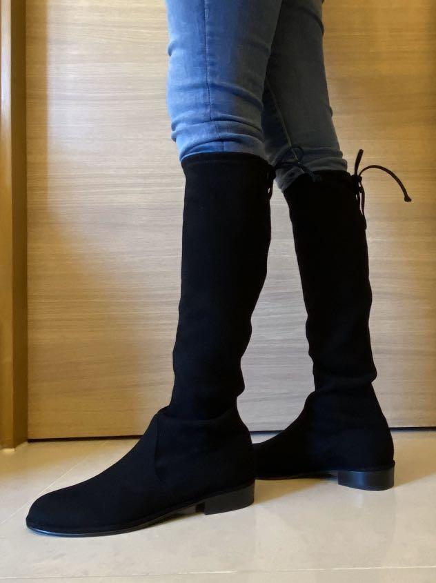 Stuart Weitzman Kneezie Suede knee length boots