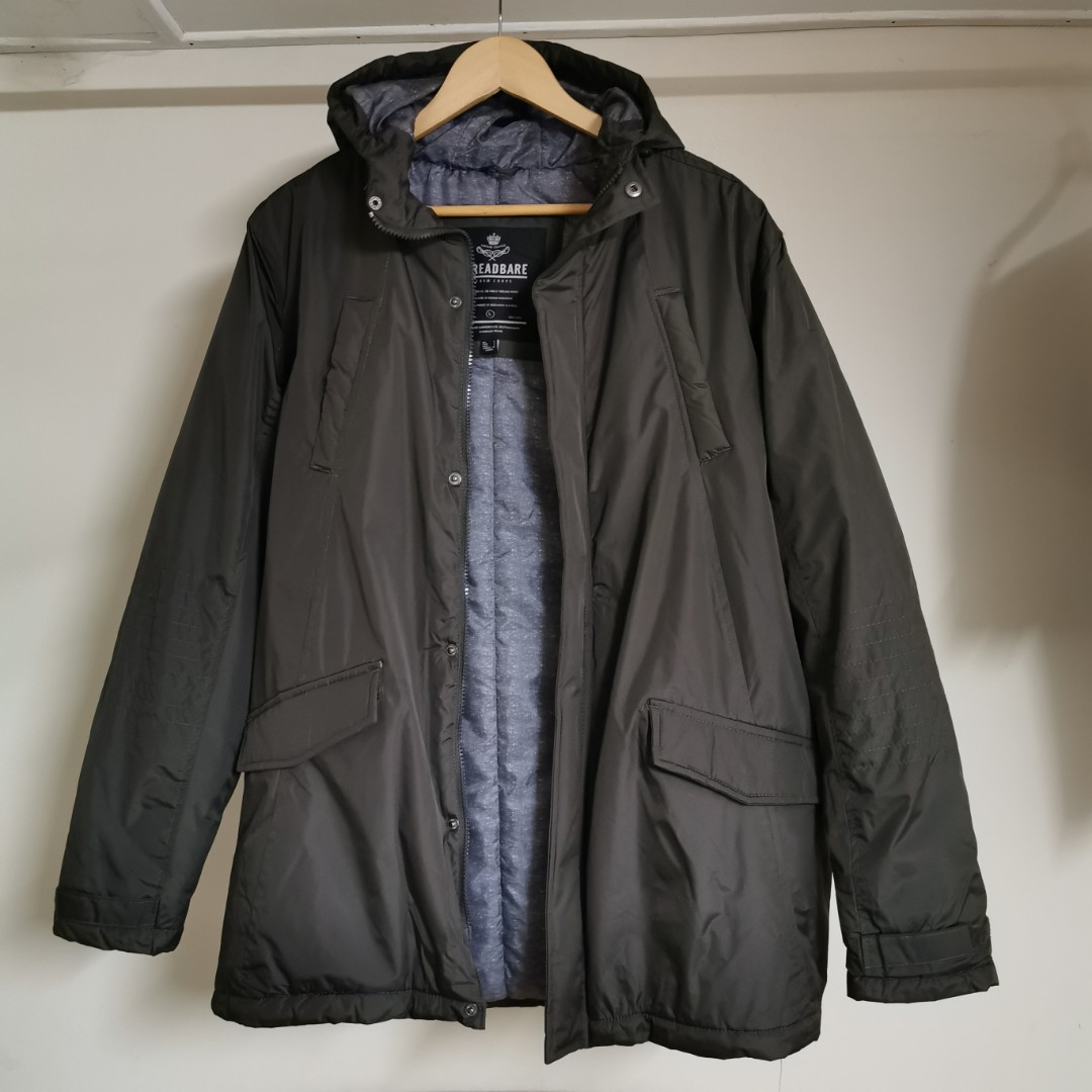 Threadbare hooded online parka jacket