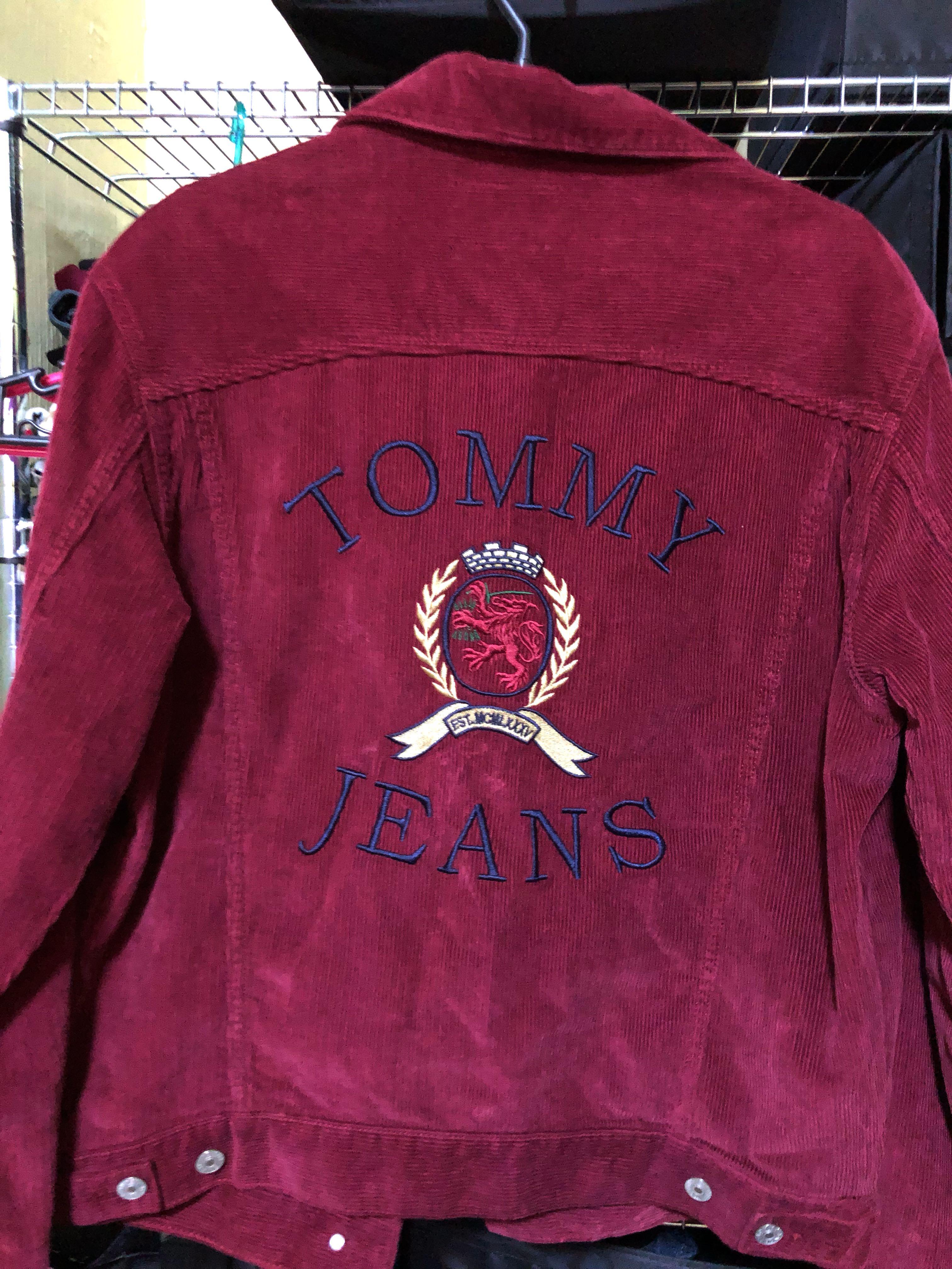 Tommy jeans corduroy outlet crest trucker jacket