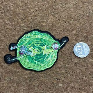 Rick and morty cartoon iron on sew on patch