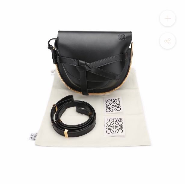100 Loewe Gate Frame Small Bag Black