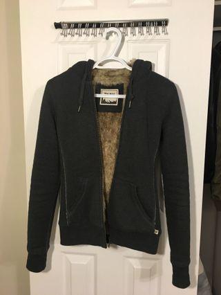 REDUCED TNA Gray Jacket XS with fur lining