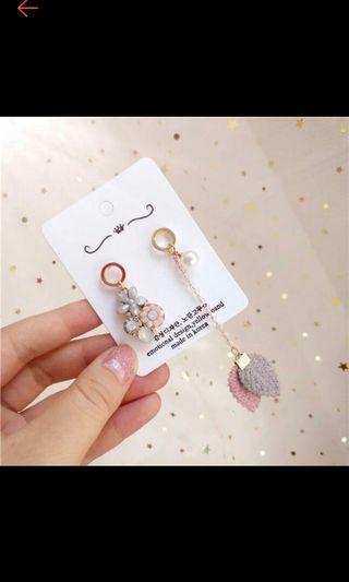 Pretty mismatched earrings