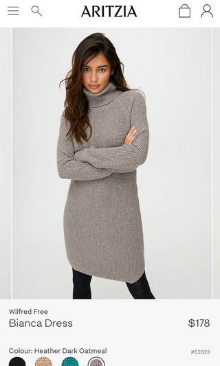 🌸Aritzia Bianca Knit Dress