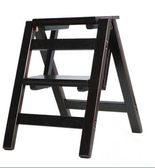 Wooden High stool / Foldable Step ladder (Pre-order)