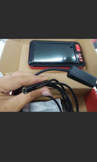 F200 4.3inch HD 1080P Digital Borescope 8MM Camera Diameter Built-in Rechargeable Lithium Battery