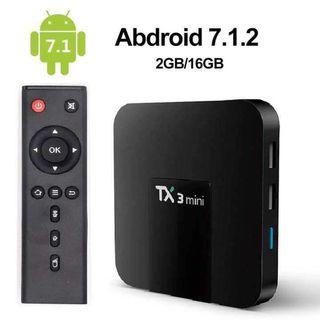 Android TV Box,Android 7.1 TV Box TX3 Mini 2GB+16GB Amlogic S905W
