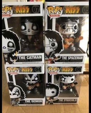 Funko pop kiss set rare
