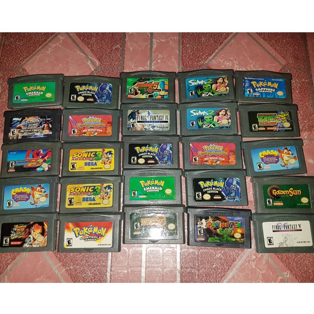 3 BOOTLEG Gameboy Advance Cartridges (please read), Video Gaming, Video  Games, Nintendo on Carousell