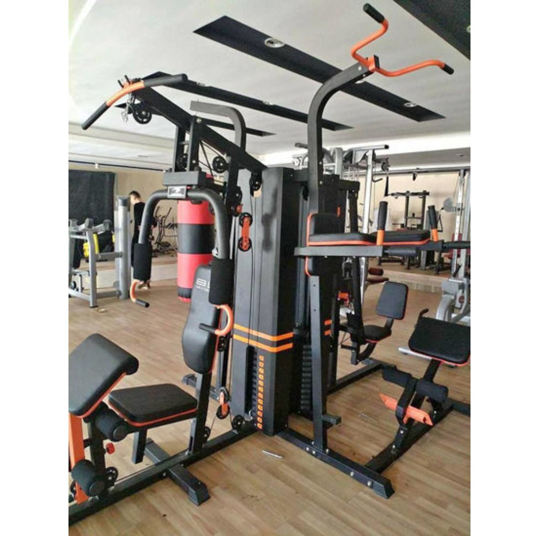 3 in 1 Station Home Gym, Sports Equipment, Exercise & Fitness, Cardio ...