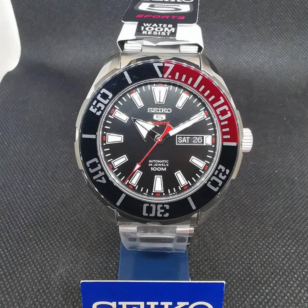 SEIKO 5 SPORTS AUTOMATIC SRPC57K1 24 JEWELS Water