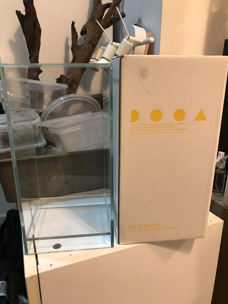 Ada Dooa Neo Glass Air W Lid Pet Supplies For Fish Fish Tanks On Carousell