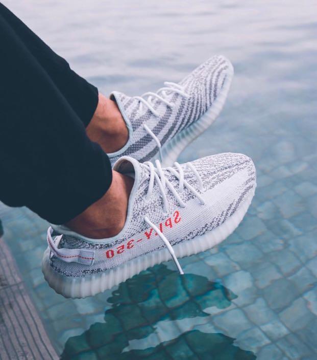 Adidas yeezy boost new arrivals 35v2 blue tint