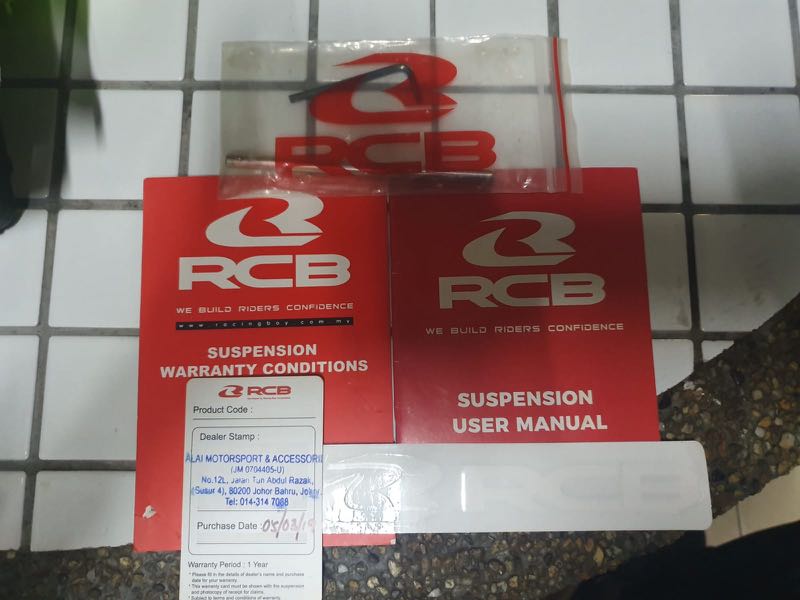 Aerox rcb db 2 absorber motorcycles motorcycle accessories on carousell