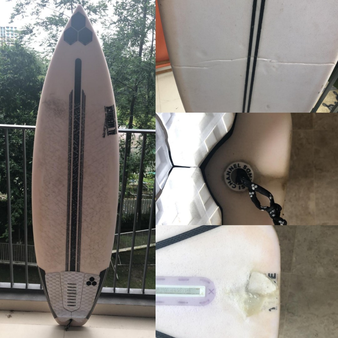 Al Merrick Flyer Surfboard Spine Tek, Sports Equipment, Sports & Games