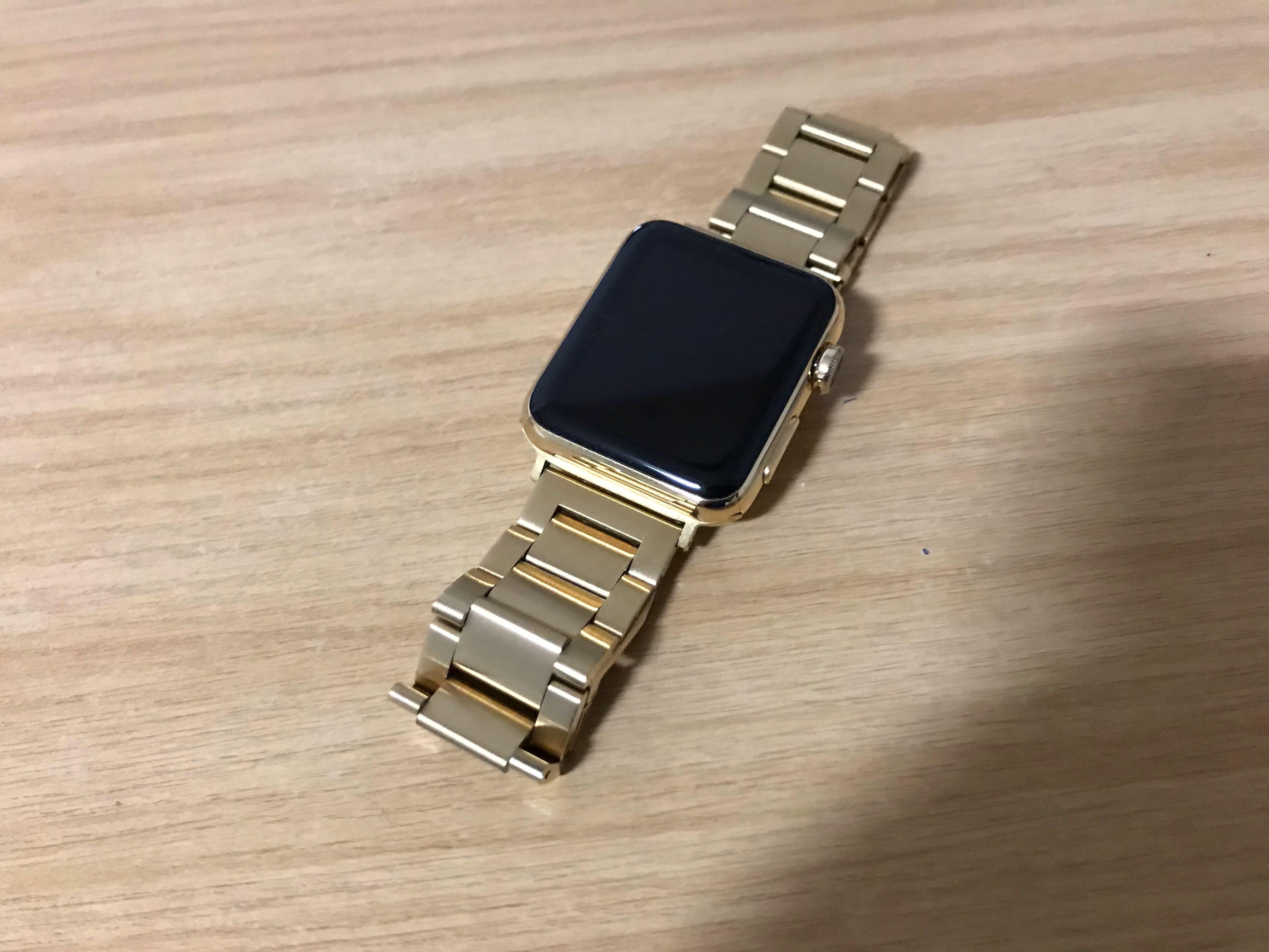 Gold link apple outlet watch band 42mm