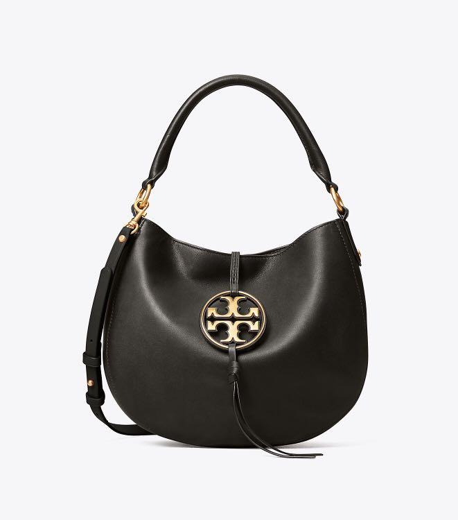 AUTHENTIC TORY BURCH MILLER METAL LOGO MINI HOBO, Women's Fashion, Bags &  Wallets, Tote Bags on Carousell