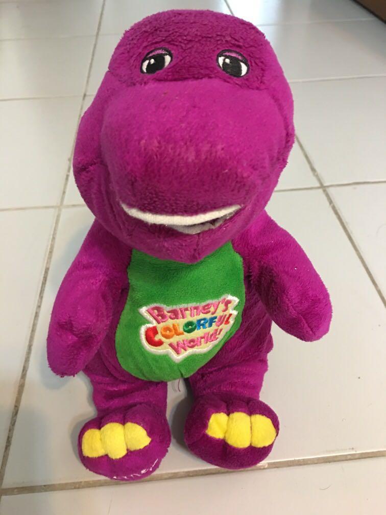 Barney Soft Toy, Hobbies & Toys, Toys & Games on Carousell
