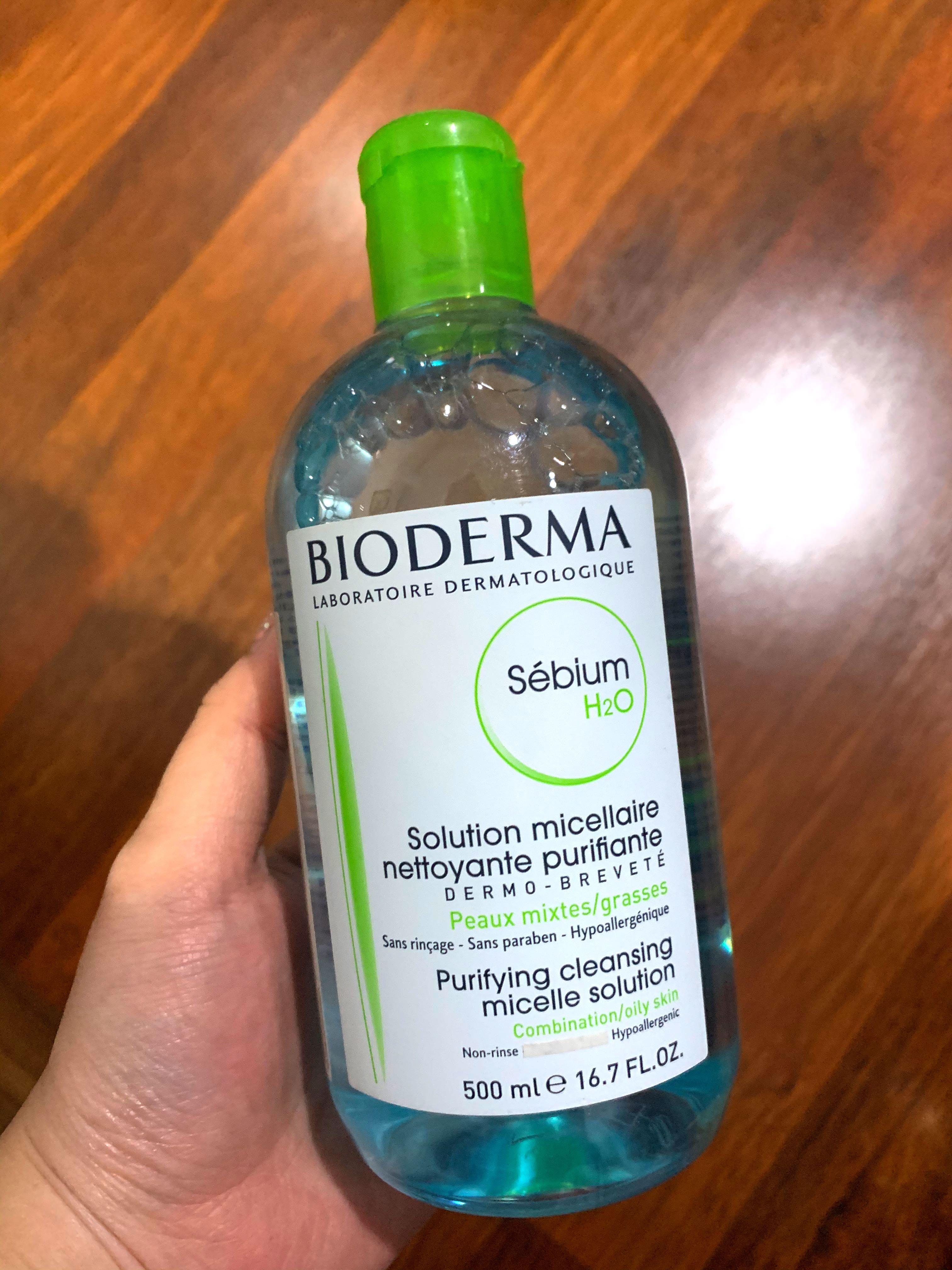 Bioderma micellar water 500 ML, Kesehatan & Kecantikan, Rias Wajah di Carousell